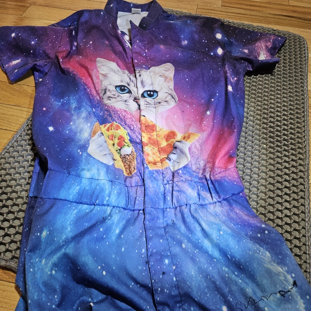 Medium sized Space Cat one piece